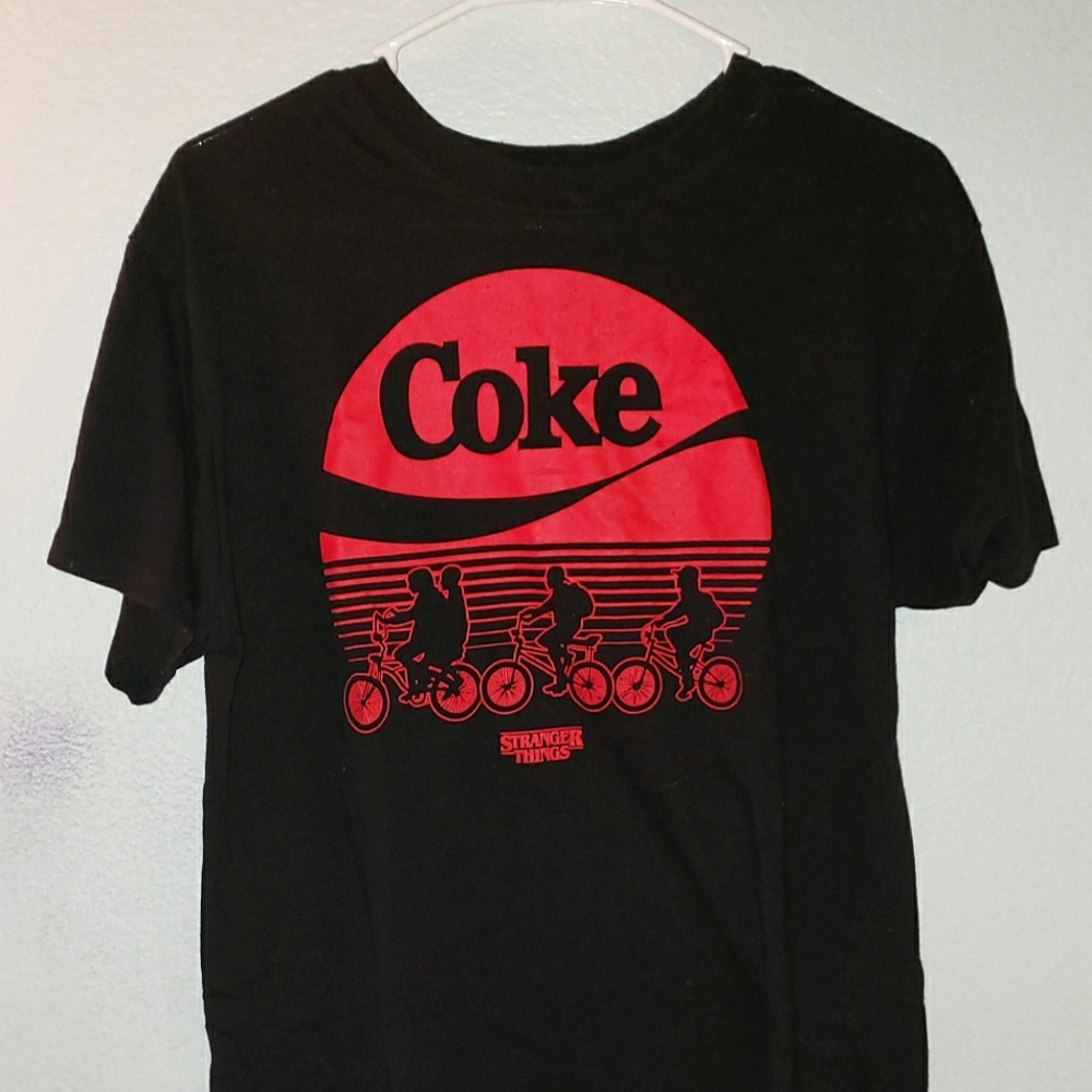 Stranger things coke shirt